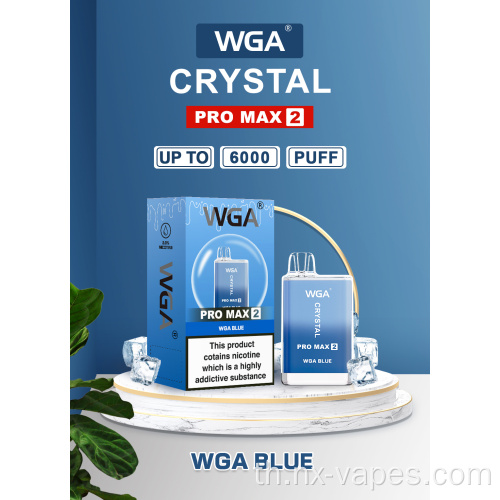 WGA Crystal Pro Max 6000 Puffs Vape ราคา